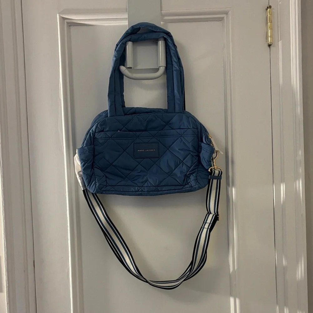 Marc Jacobs Quilted Blue Baby Bag
